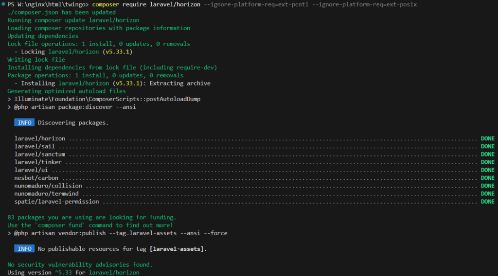Laravel 使用 Redis 作為 Queue Driver 並結合 Laravel Horizon 來監控與管理佇列工作 6 image 13