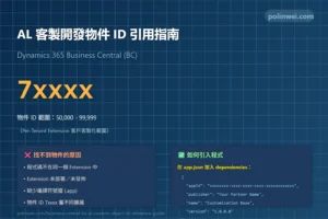 BC AL客製開發物件ID引用指南