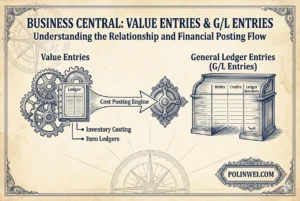 BC中ValueEntries與GeneralLedgerEntries之間的關連