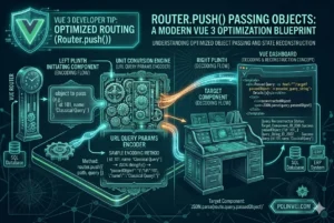 Vue3中使用router.push傳遞帶參數的物件方法