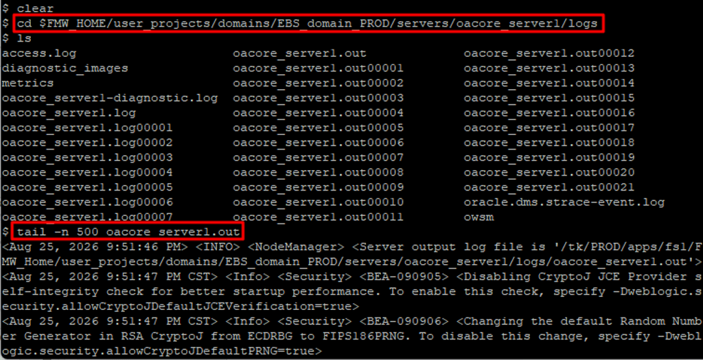 Oracle DB 19c 的 CBD&PDB 架構解析與 Alert/Trace log 4 OAF 網頁錯誤(OACore Logs)