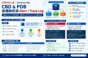 Oracle DB 19c 的 CBD&PDB 架構解析與 Alert/Trace log 2 oracle db 19c cbd pdb alert trace log